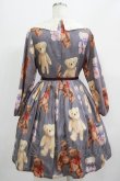 画像3: Leur Getter / Teddy Friends袖付きワンピース M グレー H-25-07-16-011-LU-OP-KB-ZH (3)