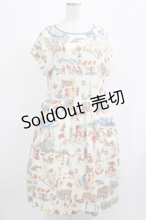 画像: Jane Marple Dans Le Salon / Good old Paris 40'sドレス  オフホワイト H-25-07-16-003-JM-SK-KB-ZH