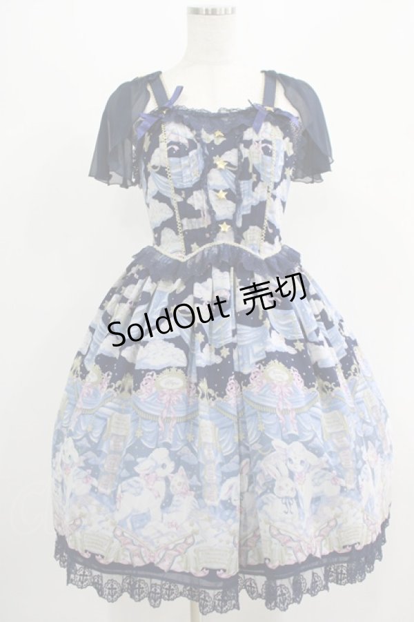 画像1: Angelic Pretty / Holy Theaterジャンパースカート Free ネイビー H-25-07-17-005-AP-OP-NS-ZH (1)