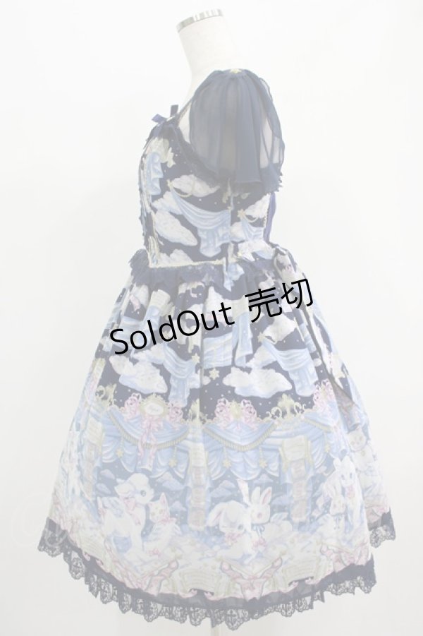 画像2: Angelic Pretty / Holy Theaterジャンパースカート Free ネイビー H-25-07-17-005-AP-OP-NS-ZH (2)