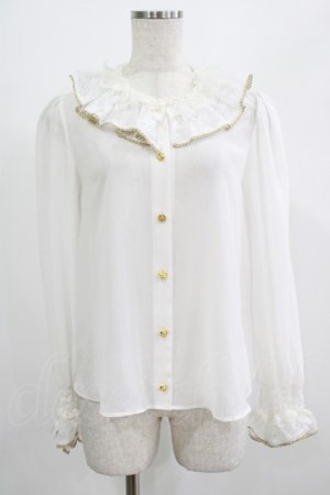 画像: Angelic Pretty / ハミングブラウス Free オフ H-25-07-17-046-AP-BL-NS-ZH