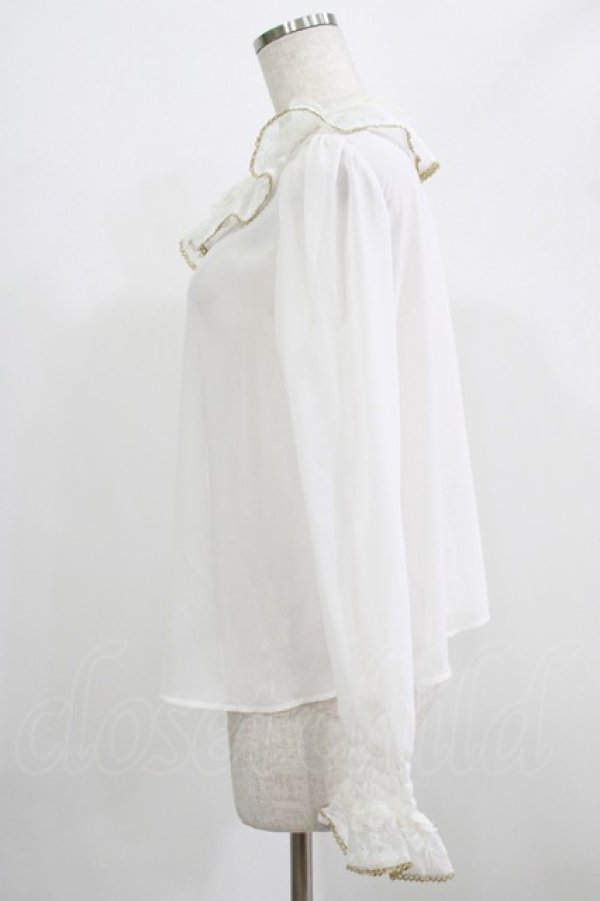 画像2: Angelic Pretty / ハミングブラウス Free オフ H-25-07-17-046-AP-BL-NS-ZH (2)