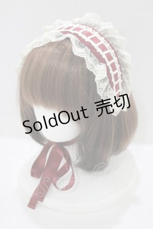 画像: Innocent World / ミランダヘッドドレス  ボルドー H-25-07-17-076-IW-AC-NS-ZH