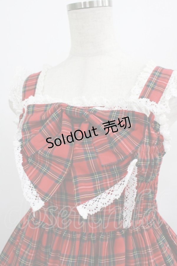 画像4: BABY,THE STARS SHINE BRIGHT / タータンチェックジャンパースカート Free エンジ H-25-07-17-013-BA-OP-NS-ZH (4)