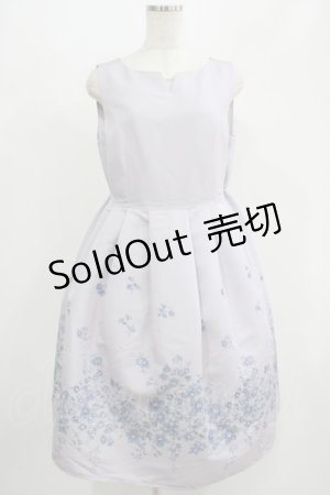 画像: axes femme / パネルフラワー柄ワンピース M ラベンダー H-25-07-17-018-AX-OP-NS-ZH