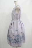 画像2: axes femme / パネルフラワー柄ワンピース M ラベンダー H-25-07-17-018-AX-OP-NS-ZH (2)