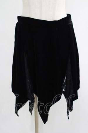 画像: KILL STAR / Lester Velvet Mini Skirt S 黒 H-25-07-18-024-SL-SK-KB-ZH
