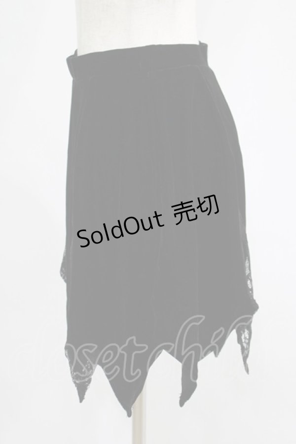 画像2: KILL STAR / Lester Velvet Mini Skirt S 黒 H-25-07-18-024-SL-SK-KB-ZH (2)