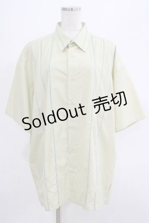 画像: MILKBOY / CORD SHIRTS  マスタード×ブルー H-25-07-18-046-MB-BL-KB-ZH
