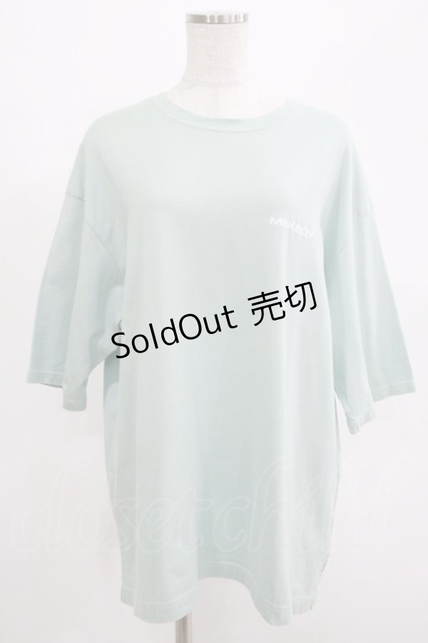 画像1: MILKBOY / MILK BOY TEE L フロストグリーン H-25-07-18-048-MB-TO-KB-ZT004 (1)