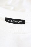 画像3: MILKBOY / UNIVERSITY TEE L ホワイト H-25-07-18-1038-MB-TO-KB-ZT1018D (3)