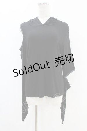 画像: KILL STAR / Morwen Hooded Top L 黒 H-25-07-18-1051-SL-TO-KB-ZH