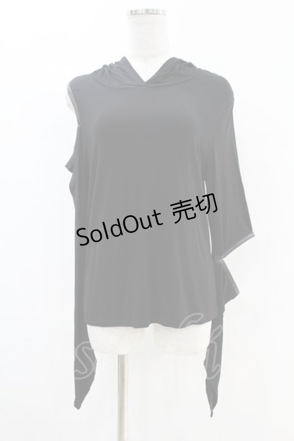 画像1: KILL STAR / Morwen Hooded Top L 黒 H-25-07-18-1051-SL-TO-KB-ZH (1)
