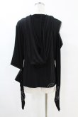 画像2: KILL STAR / Morwen Hooded Top L 黒 H-25-07-18-1051-SL-TO-KB-ZH (2)