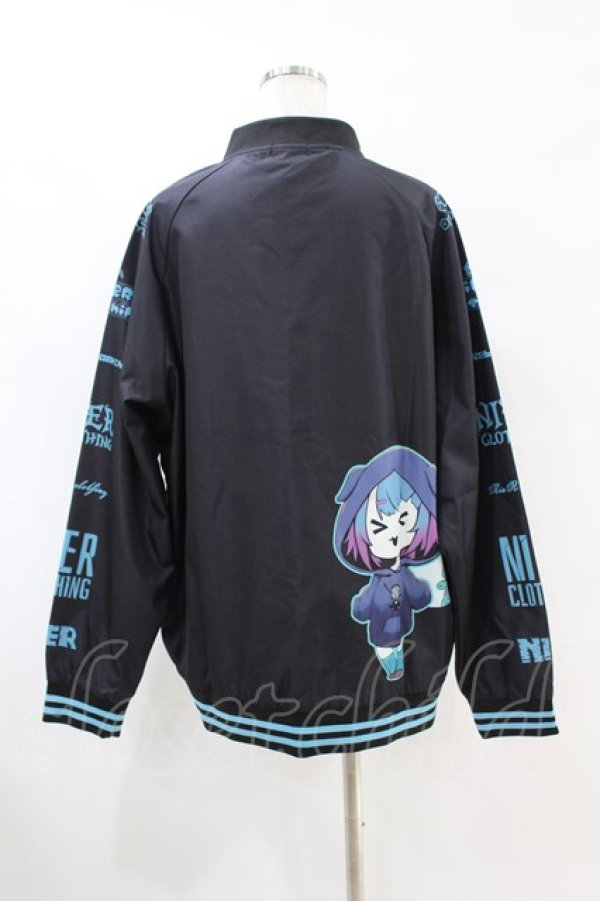 画像2: NieR Clothing / LIGHT BLOUSON JACKET  黒 H-25-07-18-1057-PU-JA-KB-ZH (2)