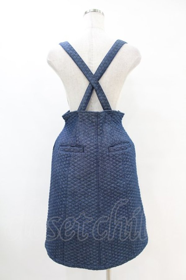 画像2: Candy Stripper / DENIM QUILT SKIRT M ブルー H-25-10-24-015-PU-SK-KB-ZH (2)