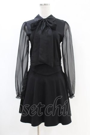 画像: KILL STAR / SOMBER SHADOW DRESS S ブラック H-25-07-18-1018-SL-OP-KB-ZH