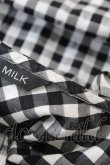 画像3: MILK / ベリーギンガムブラウス  黒 H-25-07-18-1026-ML-BL-KB-ZH (3)