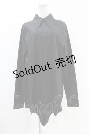 画像: KILL STAR /OOD KIN LONGLINE SHIRT S 黒 H-25-07-18-1027-SL-BL-KB-ZH