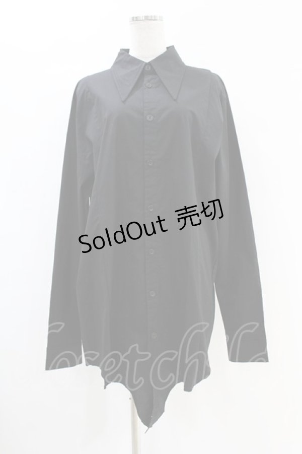画像1: KILL STAR /OOD KIN LONGLINE SHIRT S 黒 H-25-07-18-1027-SL-BL-KB-ZH (1)