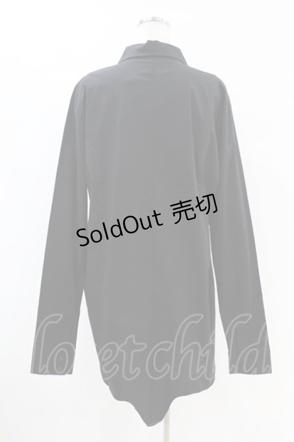 画像2: KILL STAR /OOD KIN LONGLINE SHIRT S 黒 H-25-07-18-1027-SL-BL-KB-ZH (2)