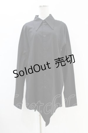 画像: KILL STAR /OOD KIN LONGLINE SHIRT S 黒 H-25-07-18-1029-SL-BL-KB-ZH