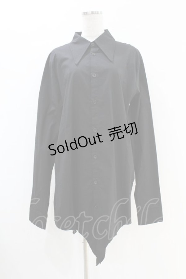 画像1: KILL STAR /OOD KIN LONGLINE SHIRT S 黒 H-25-07-18-1029-SL-BL-KB-ZH (1)