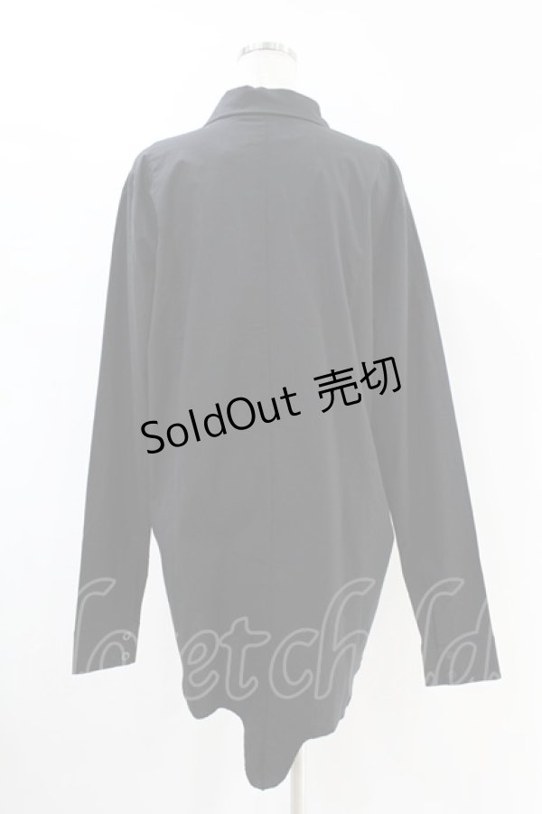 画像2: KILL STAR /OOD KIN LONGLINE SHIRT S 黒 H-25-07-18-1029-SL-BL-KB-ZH (2)