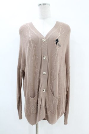 画像: NieR Clothing / MILK COCOA KNIT CARDIGAN  ブラウンベージュ H-25-07-18-1037-PU-TO-KB-ZH