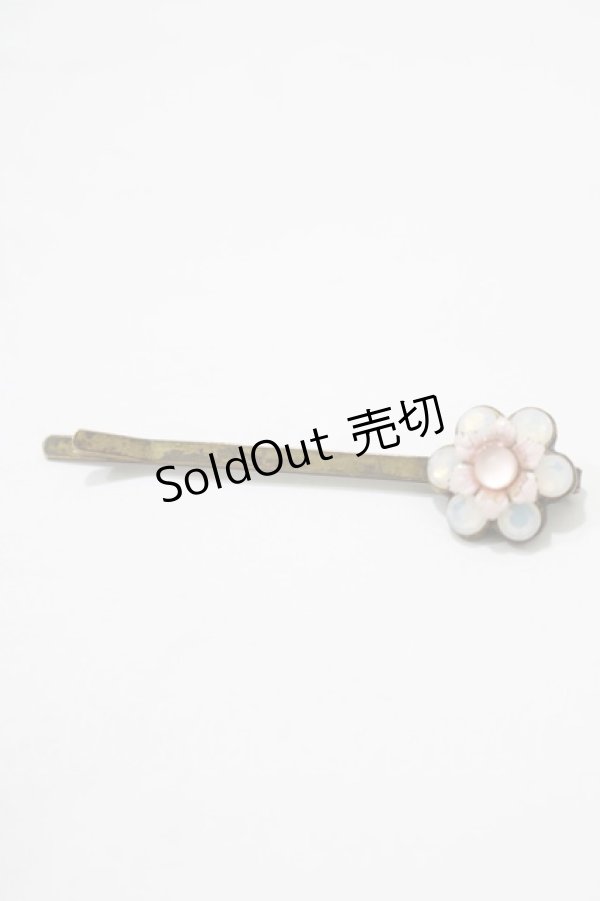 画像1: Michal Negrin / フラワーヘアピン   H-25-07-18-074-LO-AC-KB-ZH (1)