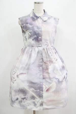 画像: MILK / fantasticシャツワンピース  スモーキーSKY H-25-07-18-002-ML-OP-KB-ZH