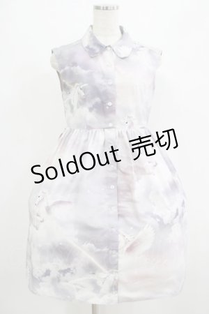画像: MILK / fantasticシャツワンピース  スモーキーSKY H-25-07-18-002-ML-OP-KB-ZH