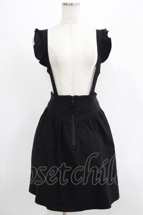 画像1: KILL STAR / YUNA SUSPENDER SKIRT XS ブラック H-25-11-16-013-SL-SK-KB-ZH (1)