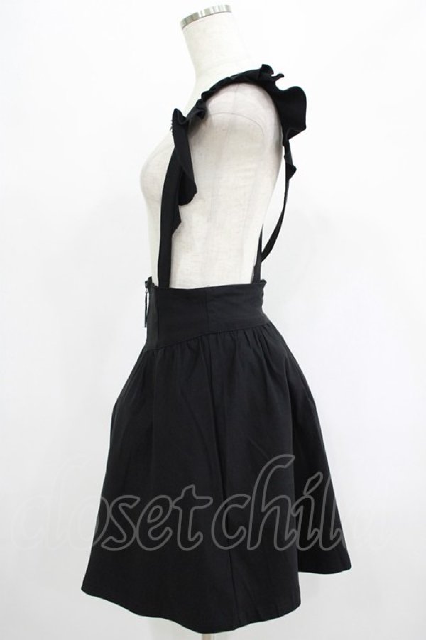 画像2: KILL STAR / YUNA SUSPENDER SKIRT XS ブラック H-25-11-16-013-SL-SK-KB-ZH (2)