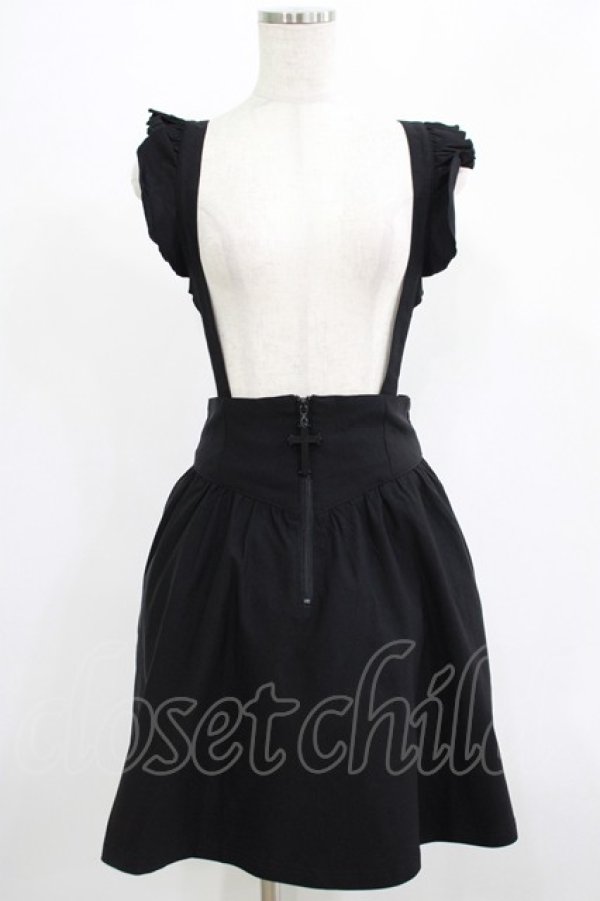 画像1: KILL STAR / YUNA SUSPENDER SKIRT XS ブラック H-25-11-16-018-SL-SK-KB-ZH (1)