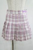 画像1: TRAVAS TOKYO / Check pleated skirt  ラベンダーピンク H-25-11-16-012-PU-SK-KB-ZH (1)
