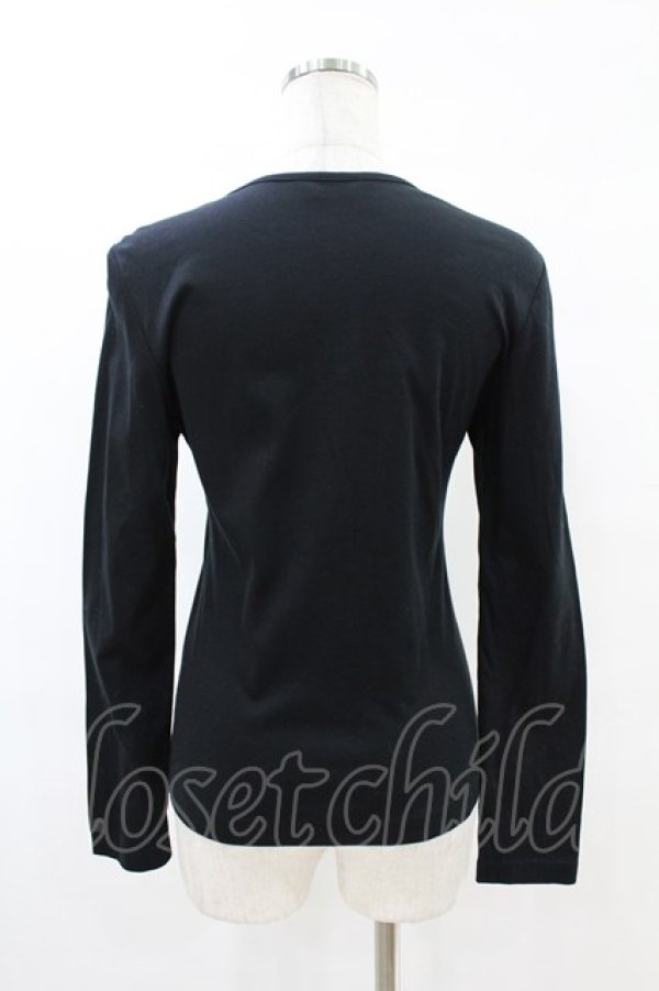 画像2: INGEBORG / ロングスリーブTシャツ 11号 ブラック H-25-07-19-043-LO-TS-NS-ZH (2)