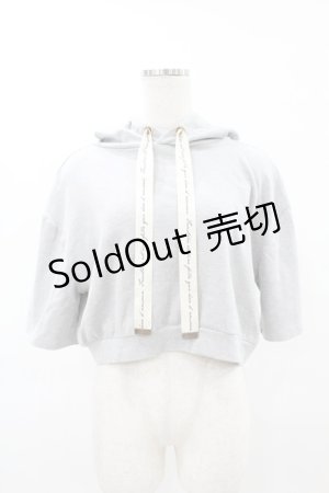 画像: Fi.n.t / ロゴリボンフード付きTシャツ Free GRAY H-25-07-19-060-CA-TO-NS-ZH