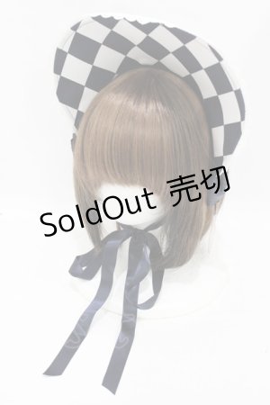 画像: ALICE and the PIRATES / 双子の道化人形ボンネット  ネイビー H-25-07-19-006-PA-AC-NS-ZH