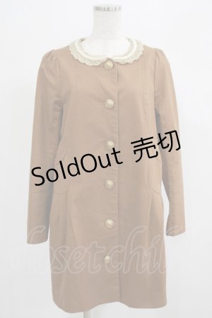 画像: Franche Lippee / ノーカラーコート M キャメル H-25-07-19-1031-LO-CO-NS-ZH