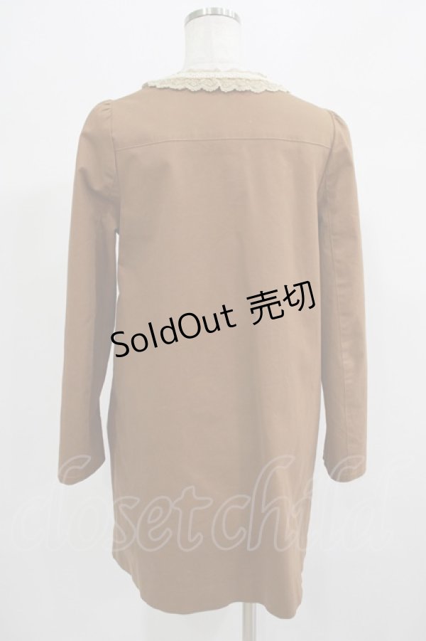 画像3: Franche Lippee / ノーカラーコート M キャメル H-25-07-19-1031-LO-CO-NS-ZH (3)