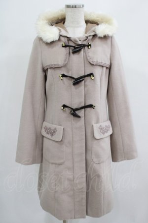 画像: axes femme / トグル釦付きダッフルコート M ベージュ H-25-07-19-1033-AX-CO-NS-ZT0722A