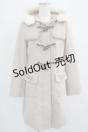 画像: axes femme / トグル釦付きダッフルコート M ベージュ H-25-07-19-1033-AX-CO-NS-ZT-C066