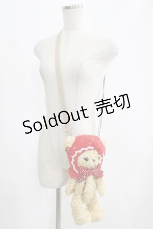 画像: BABY,THE STARS SHINE BRIGHT / いちごになりたいくまくみゃちゃんポシェット  ミルクティー H-25-07-19-1059-BA-BG-NS-ZH