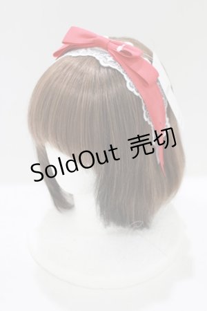 画像: axes femme kawaii / レースリボンカチューシャ  レッド H-25-07-19-1075-AX-AC-NS-ZH