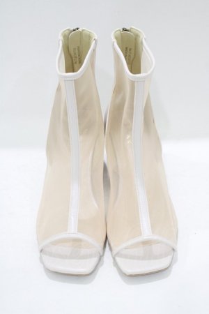 画像: axes femme / ライン使いシアーブーツ L(24.5cm) ベージュ H-25-07-19-1080-AX-SH-NS-ZH