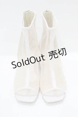 画像: axes femme / ライン使いシアーブーツ L(24.5cm) ベージュ H-25-07-19-1080-AX-SH-NS-ZH