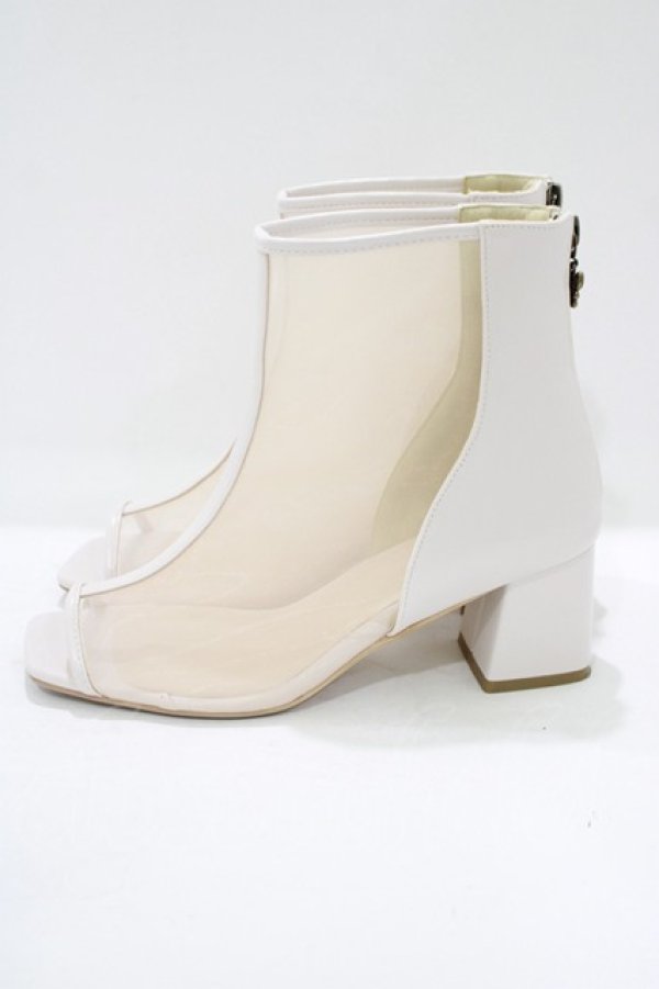 画像2: axes femme / ライン使いシアーブーツ L(24.5cm) ベージュ H-25-07-19-1080-AX-SH-NS-ZH (2)