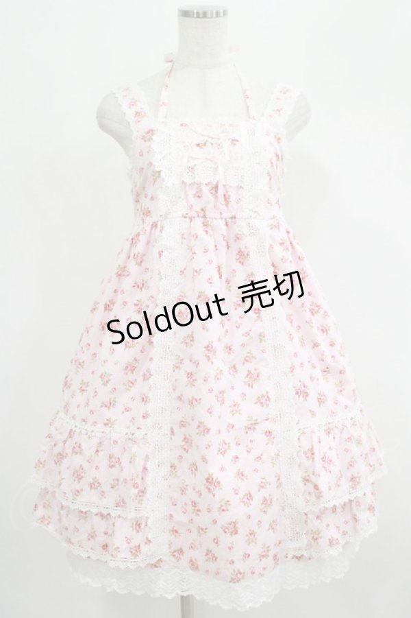 画像1: BABY,THE STARS SHINE BRIGHT / ロココローズ柄ベビードールジャンパースカート Free ピンク H-25-07-19-1012-BA-OP-NS-ZH (1)