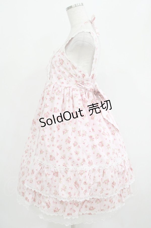 画像2: BABY,THE STARS SHINE BRIGHT / ロココローズ柄ベビードールジャンパースカート Free ピンク H-25-07-19-1012-BA-OP-NS-ZH (2)